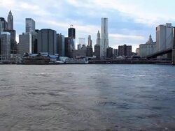 Manhattan and Brooklyn Bridge Stock Footage