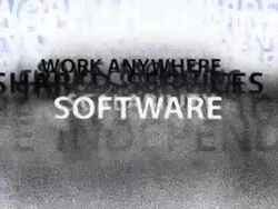 CLOUD COMPUTING : blue back - (LOOP) Stock Footage