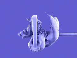 The At symbol, in Paint Stock Footage