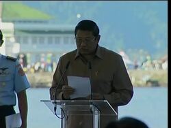 President leads minute's silence, comment, prayers News Clip