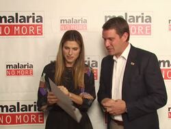 Lake Bell, Scott Case at the Malaria No More - Comedy Fights Malaria Campaign Launch at West Hollywood CA. (Footage by WireImage Video/GettyImages) Stock Footage