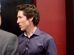 Joel Osteen at the presentation of The Keys To The Stock Footage
