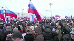 VOICED : Marcha en Moscu por opositor asesinado News Clip