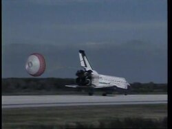 USA: US SPACE SHUTTLE COLUMBIA SUCCESSFULLY LANDS UPDATE (2) Instructional Video