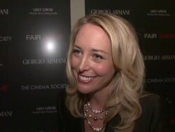 INTERVIEW: Valerie Plame talking about Naomi, seeing her life on screen and the importance of the film. at the Giorgio Armani & The Cinema Society Host A Screening of 'Fair Game Stock Footage