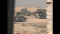 CLEAN : Iraqi forces fight IS group militants north of Samarra city News Clip