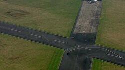 Aerial shots of Dunsfold Aerodrome News Clip