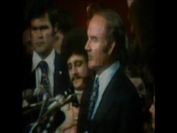 SYND 5-4-72 SENATOR MCGOVERN MAKES VICTORY STATEMENT AFTER PRIMARIES News Clip