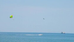 parasailing Stock Footage