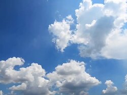 Moving clouds Timelapse Stock Footage