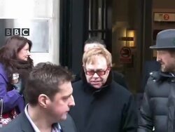 Sighted: Sir Elton John Stock Footage