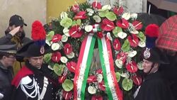 CLEAN : Italy: first funeral for the victims of the avalanche News Clip