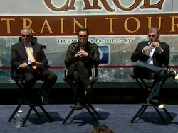 'Disney's A Christmas Carol' Train Tour Stock Footage