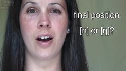 How to End a Word in N [n] or NG [_]: American English Pronunciation Instructional Video
