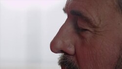 Artist thinking about his work Stock Footage