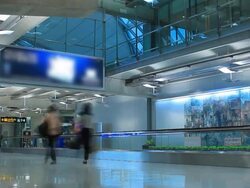 Airport Timelapse Stock Footage