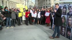 Prison protest staged to highlight plight of Greenpeace members in Russia News Clip