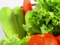ï»¿Fresh salad. Stock Footage
