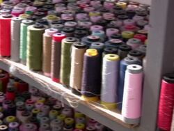 Colorful Thread. Stock Footage