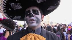 Mexico Day of Dead parade inspired by James Bond Instructional Video