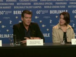 The Ghost Writer Press Conference: 60th Berlin Film Festival Stock Footage