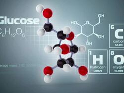 Molecule of Glucose Stock Footage