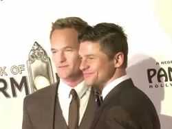 Neil Patrick Harris at The Book Of Mormon Los Angeles Opening Night Stock Footage
