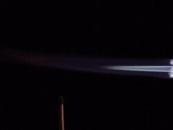 Gas jet lighting match Stock Footage