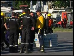 WRAP Airport, mass in damaged cathedral ADDS US people leaving News Clip