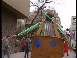 Bosnia -  Clowns Entertain News Clip