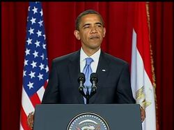 In a highly anticipated speech in Cairo, President Barack Obama called for a new beginning to the relationship between the US and Mulsim world. Obama's visit to Egypt is his second stop on a four-country trip. News Clip