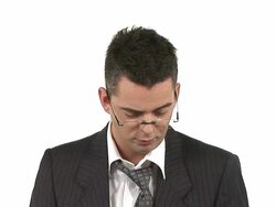 HD: Knackered Businessman Stock Footage