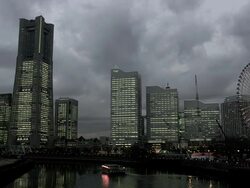 Minato Mirai Stock Footage