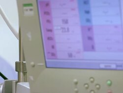 Doctors performing surgery Stock Footage