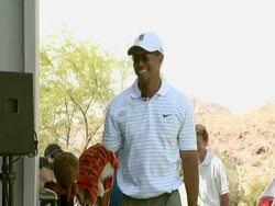 Tiger Jam X Golf Clinic Stock Footage