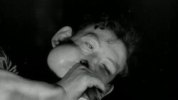 MONTAGE Glass makers blowing glass Stock Footage