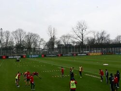 Bayer Leverkusen Training Session Stock Footage