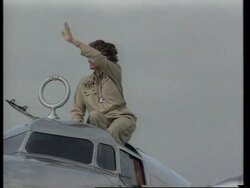 USA: PILOT LINDA FINCH COMPLETES SUCCESSFUL ROUND-THE-WORLD FLIGHT News Clip