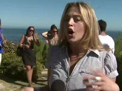 Malibu Clambake Honoring The Lia Sophia Jewelry Collection Cape Town III Stock Footage