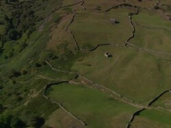 Swaledale Near Gunnerside Stock Footage