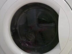 Washing machine closeup Stock Footage