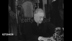 Franklin Roosevelt delivers speech after nations sign agreement creating United Nations Relief and Rehabilitation Administration News Clip