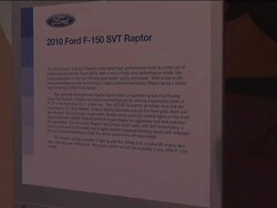 2010 Ford F-150 SVT Raptor montage Stock Footage