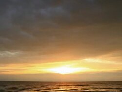 sunset over the sea Stock Footage