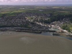 Camel Estuary And Padstow Stock Footage
