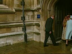 Birthday celebrations for Britain's queen finish with church ceremony News Clip