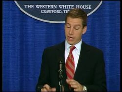 Bush talks with Olmert on ways to end violence in Mideast, WH presser News Clip