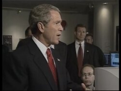 Bush comments on financial markets News Clip