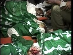 Fatah gunmen go on anti-Hamas rampage in West Bank, Israeli air strike, Funerals of children killed in airstrike, News Clip
