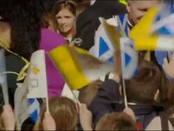 WRAP Pope meets Queen, sots, tour, parade, mass ADDS Boyle sings News Clip